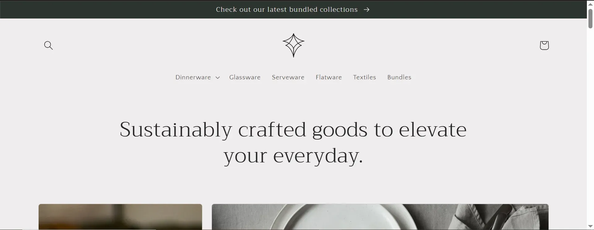 Craft Shopify theme example