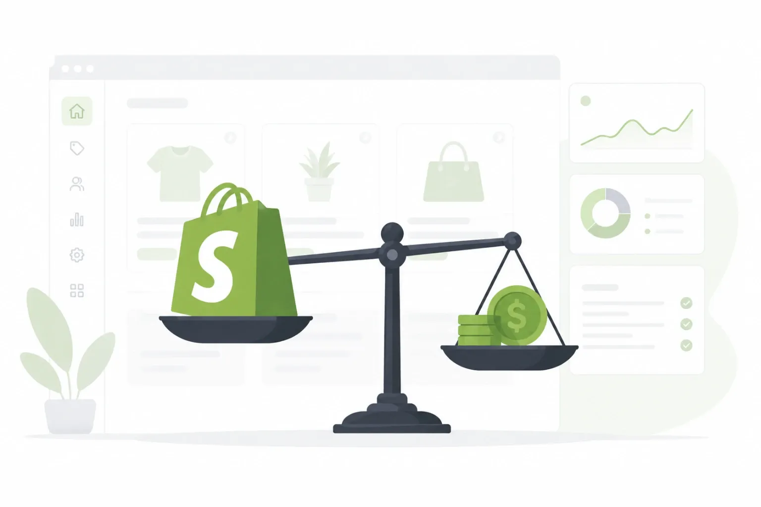 Is Shopify worth it in 2026, illustrated by a Shopify storefront dashboard